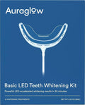 Auraglow Teeth Whitening Kit, Wired LED Accelerator Light, 35% Carbamide Peroxide Teeth Whitening Gel, 12 Whitening Treatments, Whitens up to 10 Shades in 7 Days