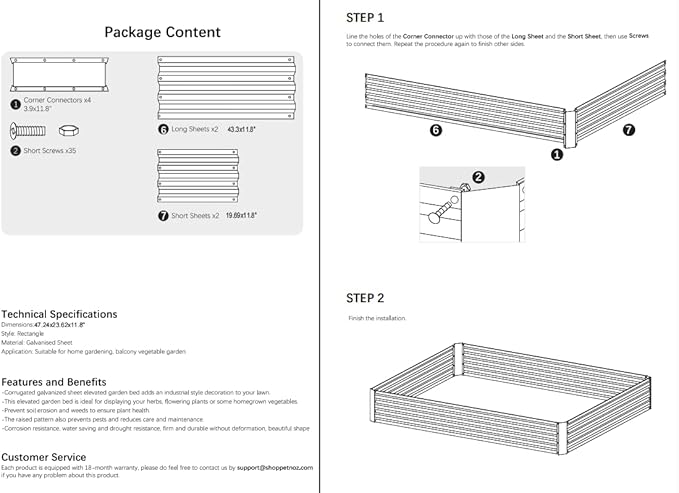 4x2x1ft Metal Raised Garden Bed Kit，Galvanized Garden Bed Box for Vegetables, Flowers, Herbs, and Succulents,60 Gallon Capacity - Green