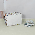 LANGYASHAN Rectangular Storage Bin Collapse Canvas Fabric Cartoon Storage Basket with Handles for Organizing Home Kitchen Boys and Girls Toys Office Closet Shelf Baskets (Rec Colorful Balls)