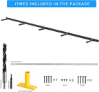 69 inches, Heavy-Duty Floating Shelf Bracket, Hidden Shelf Bracket for Fireplace Shelves, Installed on Studs, max Load of 210 pounds, Hidden Bracket for Shelves， 69 inches, (with Ease kit)