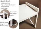Expandable Cabinet Shelf Organizer 16-26" L Stackable Kitchen Counter Shelf Rack Stand Sink Riser Countertop Storage White (Narrow 5.1”D)