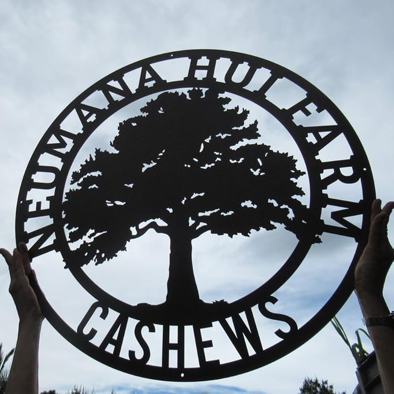RealSteel, Tree of Life, Oak Tree Family Monogram, Custom Metal Signs, Personalized Wall Art, Split Letter Monogram, Metal Wall Decor, Last Name Sign, Family Name Sign, Dad Gift, Outdoor Garden Decor