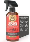 Uncle Todd’s Odor Stomp Sports Equipment Odor Eliminator Spray - Extra Strength Enzyme-Powered Deodorizer for Football, Hockey, Gym Bags, and Athletic Gear - Bamboo Blitz Scent - 16 oz