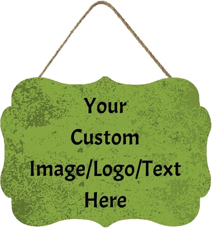 Personalized Custom Wooden Signs with Any Text Name for Home Door Man Cave Bar Family Farmhouse Decorative Home Kitchen Rustic Wall Decor