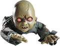 AW Halloween Animated Decoration Crawling Baby Zombie Scary Sound Sensor Activated Ghost Baby Doll Haunted House Flashing Eyes Party Outdoor Decor 2025