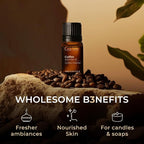 Gya Labs Coffee Essential Oil for Diffusers - 0.34 Fl Oz - 100% Pure Natural Coffee Oil for Hair, Skin, Aromatherapy Fragrance Bath Bombs, Spray & Candle Making Scent