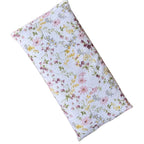 Large Microwave Heating Pad with Flax Seed, Scented or Unscented, Good For Back Pain or Cramps, Moist Heat Therapy or Ice Pack, Microwavable Bean Bag, 6" x 12" (Flannel Floral, Chamomile)