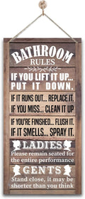 Rustic Bathroom Decor, Western Bathrooms Decors, Funny Bathroom Signs Wall Decor, Country Bathrooms Decors