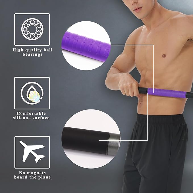 Muscle Roller Massage Stick for Legs Massager Roller-Calf Roller Deep Tissue Release Muscle Soreness, Trigger Points for Legs, Neck, Calves, Thighs, Shins, Back