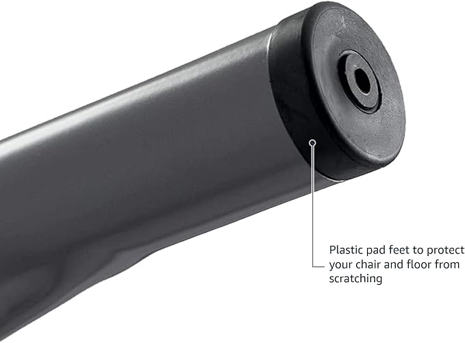 Amazon Basics Metal Dining Chairs, 4 Count, Dark Grey, 20.1 x 17.1 x 33.5 inches