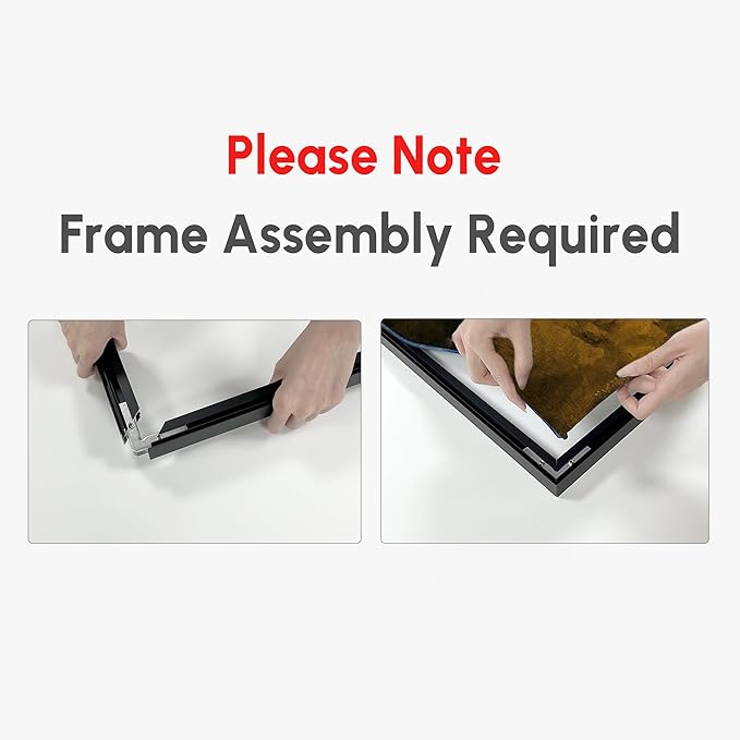 SIGNWIN 60"x72" Extra Large Framed Wall Art Vintage Botanical Floral with Golden and Teal Leaves, Elegant Nature Illustration for Home Living Room Bedroom Decor (Frame Assembly Required)