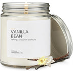 1OAK Soy Wax Scented Candles - Vanilla Bean Candle - Vanilla Candles for Home - Hand-Poured (7oz.)