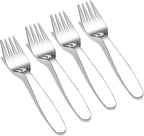 VANRA Premium 18/8 Stainless Steel Children's Cutlery - 5.8-inch Kids Dinner Forks, 4 Pieces Silverware Flatware Utensil Set for Home & School