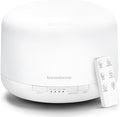 InnoGear 500ml Essential Oil Diffuser with Remote Control, Premium Ultrasonic Aromatherapy Diffusers Scent Humidifier Vaporizer Auto-Off Timer for Large Room Home, Basic White