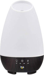 HealthSmart Essential Oil Diffuser, Cool Mist Humidifier and Aromatherapy Diffuser, FSA HSA Eligible with 500ML Tank for Large Rooms, Adjustable Timer, Mist Mode and 7 LED Light Colors, (Pack of 2)