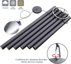 ASTARIN 78 Inch Wind Chimes for Outside with 6 Tubes Tuned Relaxing Melody, Extra Large Wind Chimes Outdoor Deep Tone for Patio, Backyard, Garden, and Outdoor Decor,Black