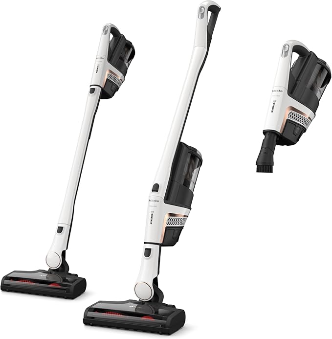 Miele Triflex HX2 Cordless Stick Vacuum Cleaner, 60 min runtime, Lotus White / Rose Gold