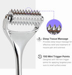 Massage Roller, Acupuncture Roller for Muscle Pain Relief, Acupressure Massager - Deep Tissue Massage Tool for Hand, Foot, Neck, Arms, Thighs