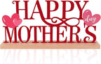 COCHIE Metal Happy Mother's Day Sign, Mothers Day Decorations for Home, Shelf, Mantel, Indoor, Mothers Day Gifts for Mom from Daughter Son, Mother Day Table Top Party Decoration (Mother's Day)