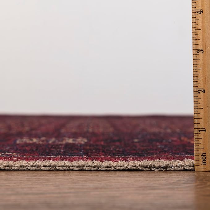 Keen Home Design 3x5 Rug - Machine Washable Entry Rug with Non-Slip Backing, Ideal for Enteryway, Kitchen, Bathroom, Laundry Room - Vintage, Easy Clean, Durable, Low Pile Rug - (3' x 5')