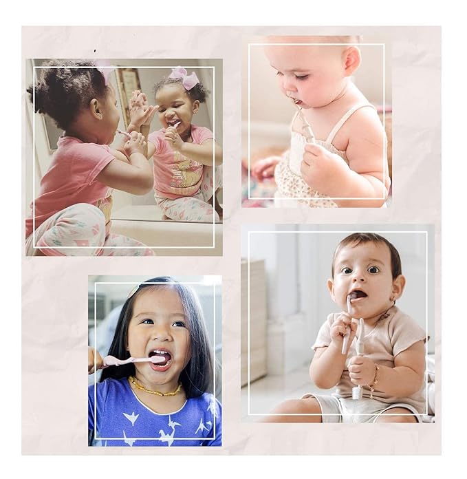 ROARex Vegan Eco Friendly Kids Toothbrush Natural Dinosaurs Made from Plants | 100% Biodegradable and Compostable | 1% for The Planet Product