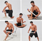 Muscle Roller Stick for Athletes - Deep Tissue Fascia Blaster & Roller Massager for Myofascial Pain Relief - Handheld Physical Therapy & Recovery Tool(Blue White-24 inch)