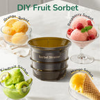 Canoly C16 Cold Press Juicer, 6" Extra Wide Feed Chute, 3-IN-1 Strainers (Juice & Sorbet & Nut Milk), Powerful AC Brushless Motor, Self Precut System, Juicer Machines with BPA-Free (Space Gray)