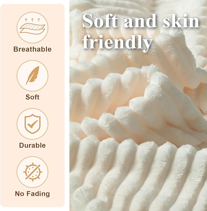 Premium Beige Bean Bag Chair for Adults with Armrest- Ultra Plush Memory Foam Lounge Sofa & Comfy Reading Nook Chair for Bedroom, Living Room & Dorm (White, Without Pedals)