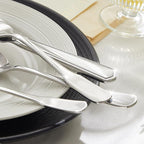 HIKAA Premium Silverware Set, Stainless Steel Flatware Set with Wide-Based Handles for Comfort & Durability, Forks & Spoons Cutlery Silverware Set (30PCS)