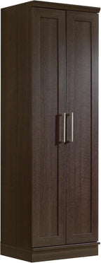 Sauder HomePlus Kitchen Pantry Storage Cabinet with Adjustable Shelves, Laundry Bathroom, L: 23.31" x W: 17.01" x H: 71.18", Dakota Oak