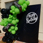 130pcs Lime Green Balloons Different Sizes 18" 12" 10" 5" Light Green Balloons for Birthday Dinosaur Baby Shower St. Patrick's Day Summer Jungle Forest Safari Party Decorations