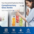 Reverse Osmosis Water Filter Countertop, PHILIPS Compact 5-in-1 RO Water Filtration System Purifier Dispenser with Aquaporin Technology Tested by NASA, NSF/ANSI 372 Certified, Reduce TDS
