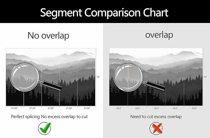 WFBHUA-Black and White Forest Mountain Wallpaper Gray Woodland Nature Landscape Wall Paper Mural for Bedroom Living Room(Not Peel and Stick)