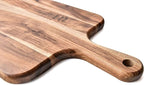 Acacia Wood Cutting Board - Wooden Kitchen Cutting Board for Meat, Cheese, Bread,Vegetables &Fruits- Charcuterie Board Cheese Serving Board with Handle,16" x 8.6”