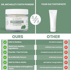 Remineralizing Tooth Powder | Fluoride-Free Hydroxyapatite Formula | Supports Enamel Strength & Oral Wellness | Safe, Clean Ingredients | Cool Mint Flavor