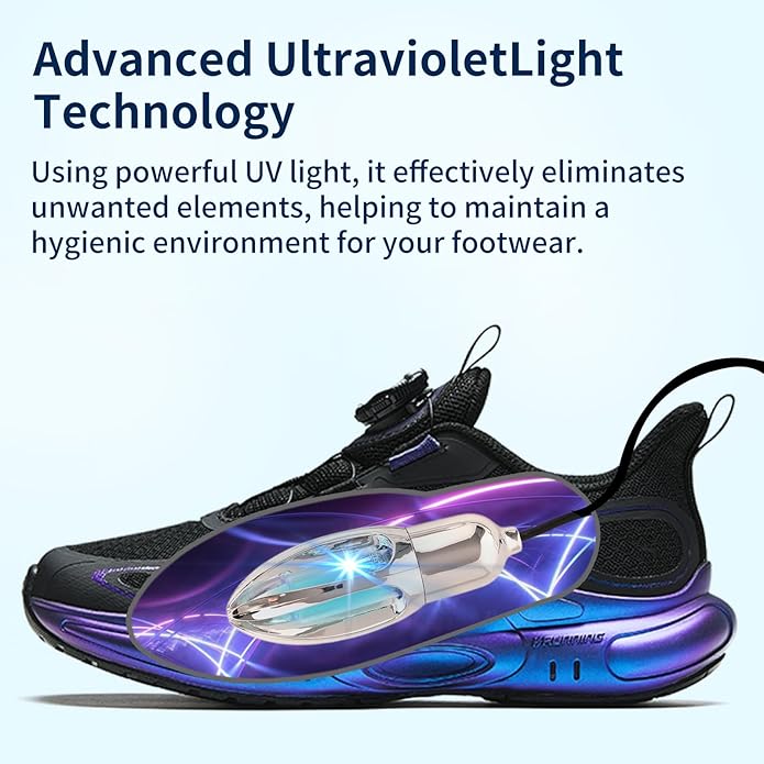 Shoe Deodorizer Dryer 3-Mode Timer & Gentle Airflow Tech In-Footwear Hygiene Management