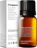 Gya Labs Frangipani Essential Oil for Diffuser - 0.34 Fl Oz - 100% Pure Natural Frangipani Oil for Skin, Face, Aromatherapy & Candle Making Scent