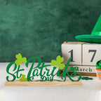 COCHIE Metal St. Patrick's Day Sign, St Patricks Day Decorations for Home, Office, Shelf, Mantel, Indoor, Shamrock Decoration, Saint Patrick Day Decor (Shamrock)
