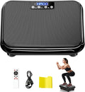 Vibration Plate Exercise Machine: TISSCARE Vibrating Plates for Lymphatic Drainage and Weight Loss, 300Lbs Capacity Full Body Power Shake Workout Platform for Home Cardio Fitness