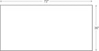 Calloway Mills 152963672Y Black Border 36" x 72" Monogram Doormat Letter (Y)