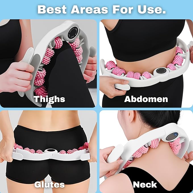 Anti Cellulite Roller - Lymphatic Drainage Massager, Cellulite Massage Tool, Fascia Blaster for Contoured, Tool for Sore Arms, Legs, Stomach & Buttocks