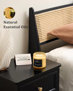 M&SENSE Candles Lemon Vanilla Scented, 11.6oz 70 Hour Long Lasting Candles for Home, 2 Wick Natural Soy Wax in Glass Jar, Stress Relief Gifts for Women and Men