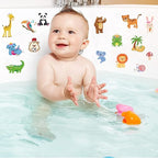 Window Clings Stickers for Kids Window Gel Clings Decals Thick Gel Clings Toddlers and Adults Classroom Home Nursery Airplane Birthday Party Supplies (Jungle Animals)