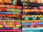 Wholesale Mix lot Tribal Kantha Quilts Reversible Vintage Cotton Bedspread Sari Throw Old Assorted Patches Bed Cover Rally (1 Pc)