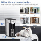 Reverse Osmosis Water Filter Countertop, PHILIPS Compact 5-in-1 RO Water Filtration System Purifier Dispenser with Aquaporin Technology Tested by NASA, NSF/ANSI 372 Certified, Reduce TDS