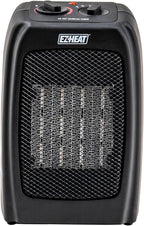Electric Ceramic Portable Space Heater with Thermostat and Fan, Built-in Overheat Sensor, and Safety Tip-Over Switch, ST-MTPTC113
