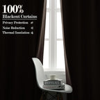 150 Inches Extra Wide Room Divider Draperies, Pinch Pleat Drapes, Absolutely Blackout Sliding Door Drapery, Total Privacy Ceiling Track Curtains, 150" W by 102" L, Light Coffee (1 Panel)
