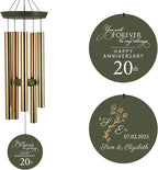 ASTARIN 20th Tree of Life Wind Chimes, Personalized Wind Chimes for Cople Women Men, Couple Gifts for Keepsake, Deep Tone Windchime Romantic Gift