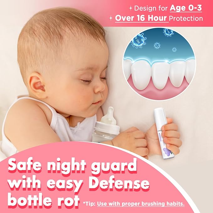 Mouth Spray for Kids, Toddler Toothpaste Helper, Fluoride Free Baby Toothpaste Cavity Protection, Oral Care with Natural P113+ Antibacterial Peptide - for Newborns to Age 6, Original