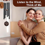 Memorial Wind Chimes for Loss of Loved One, Tree of Life Vintage Wind Chime for Outside, Sympathy/Memorial/Retirement/Festivals/Birthday Gift for Father/Mother/Lover (DIY 34" Tree of Life)